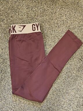 Gymshark Burgundy-Maroon Leggings